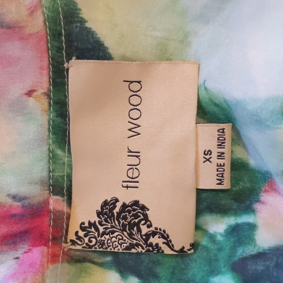 Anthropologie Fleur Wood silk jumpsuit - Picture 3 of 3